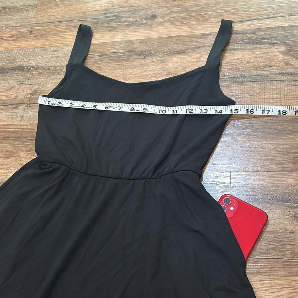 COBALT DISTRICT WOMENS SLEEVELES DRESS A- LINE BLACK STRECH PULL ON Sz M NEW - Picture 5 of 12